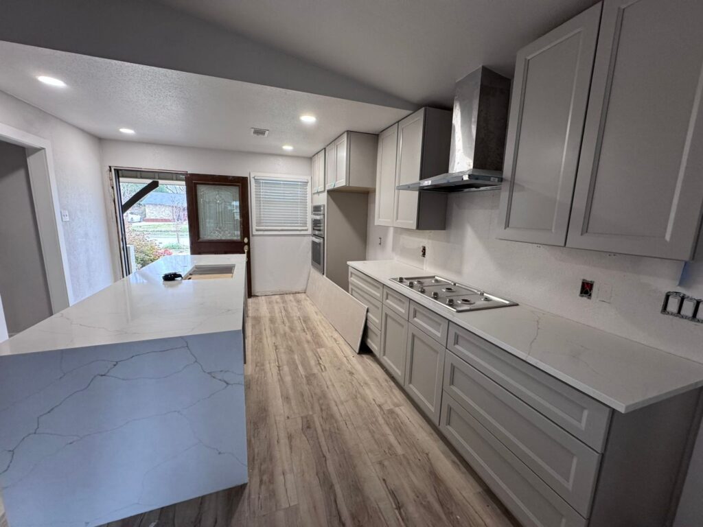 Akraba Construction Job kitchen after