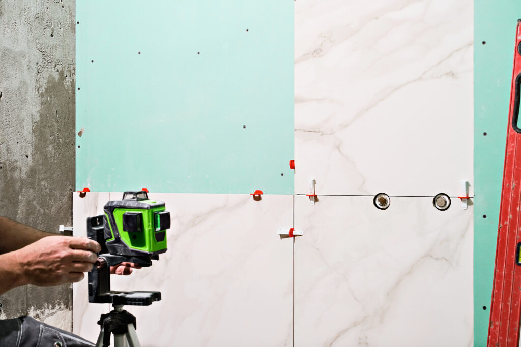 Akraba Construction laser metering renovation bathroom master adjusts level construction tools equipment tile sticker wall green lines laser beam level measurement